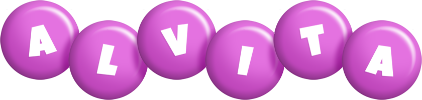 Alvita candy-purple logo