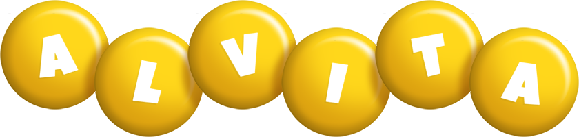 Alvita candy-yellow logo