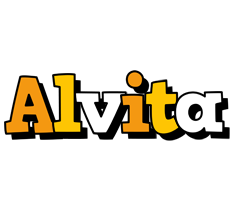 Alvita cartoon logo