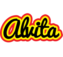 Alvita flaming logo