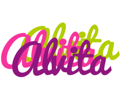 Alvita flowers logo