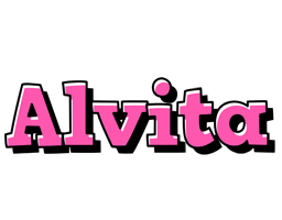 Alvita girlish logo