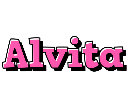 Alvita girlish logo