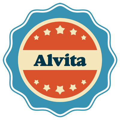 Alvita labels logo