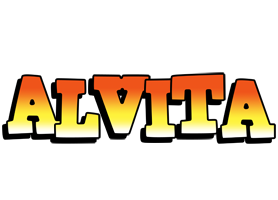 Alvita sunset logo