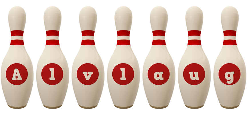 Alvlaug bowling-pin logo