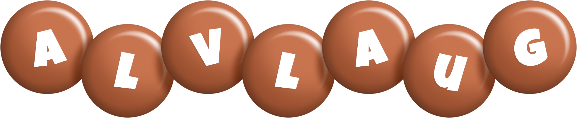 Alvlaug candy-brown logo