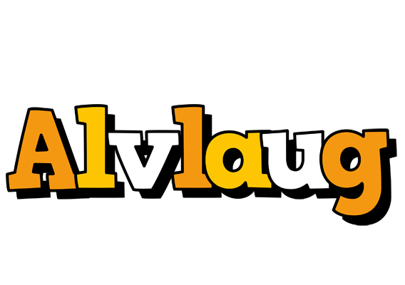 Alvlaug cartoon logo