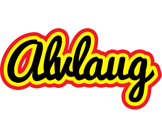 Alvlaug flaming logo