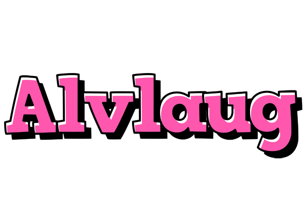 Alvlaug girlish logo