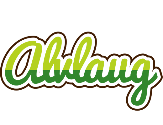 Alvlaug golfing logo