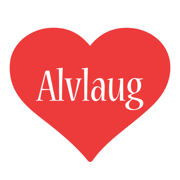 Alvlaug love logo