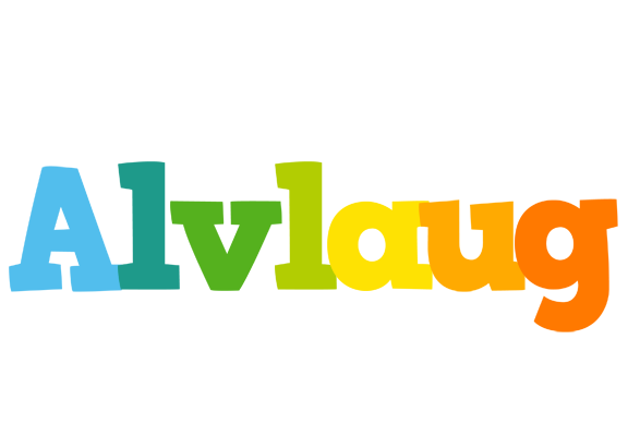 Alvlaug rainbows logo