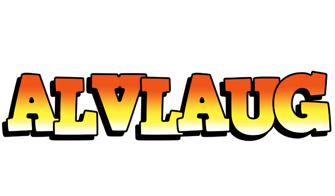 Alvlaug sunset logo
