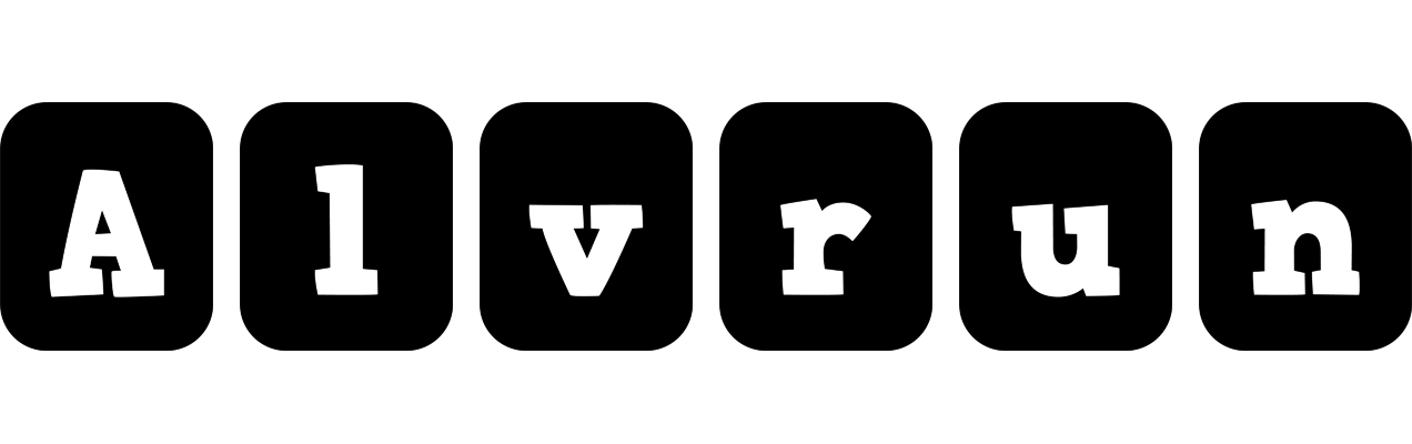 Alvrun box logo