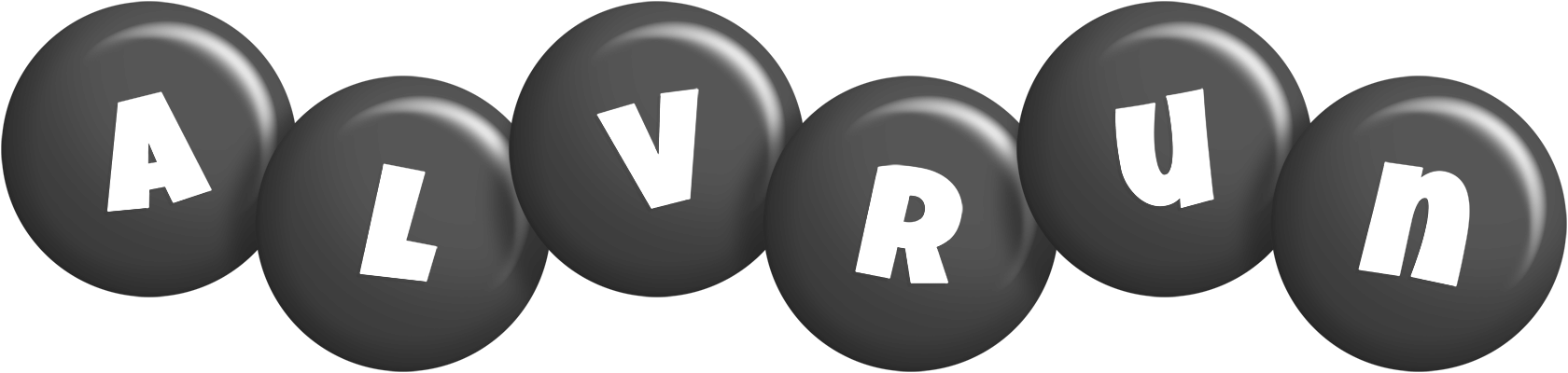 Alvrun candy-black logo