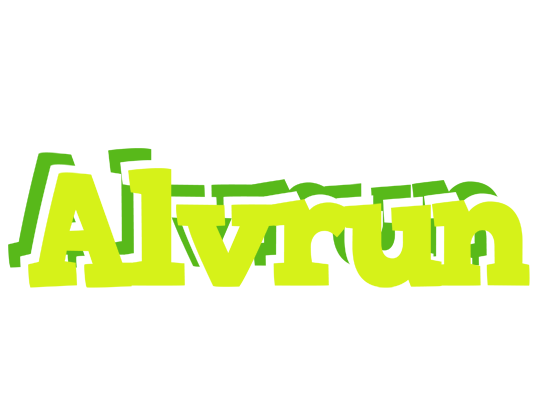 Alvrun citrus logo