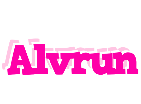 Alvrun dancing logo