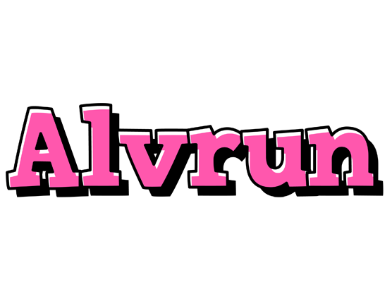 Alvrun girlish logo