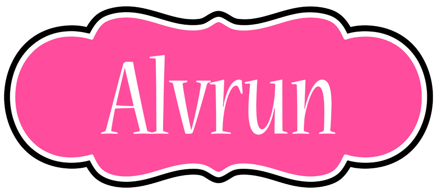 Alvrun invitation logo