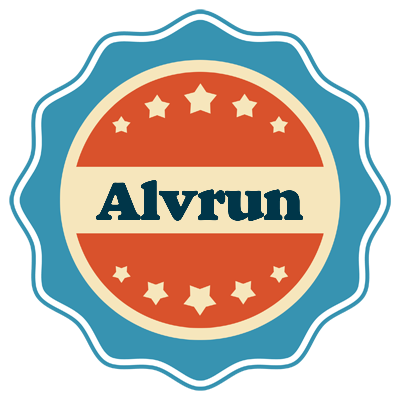 Alvrun labels logo