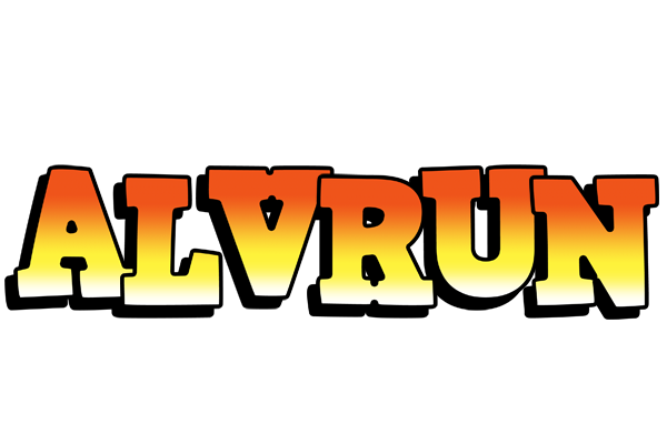 Alvrun sunset logo