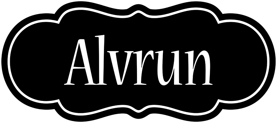 Alvrun welcome logo
