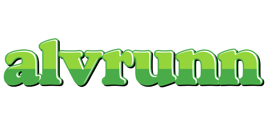 Alvrunn apple logo