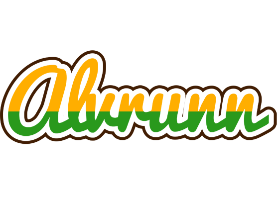 Alvrunn banana logo