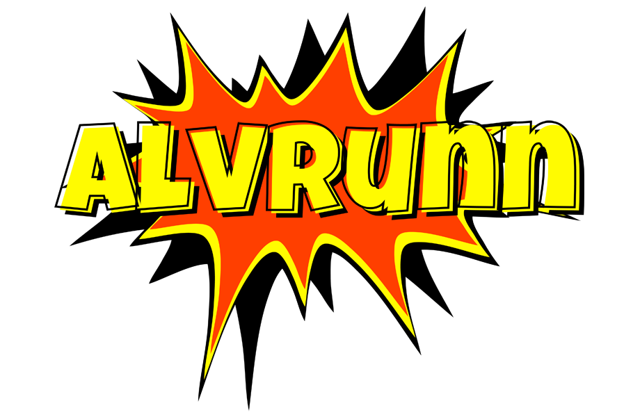 Alvrunn bazinga logo