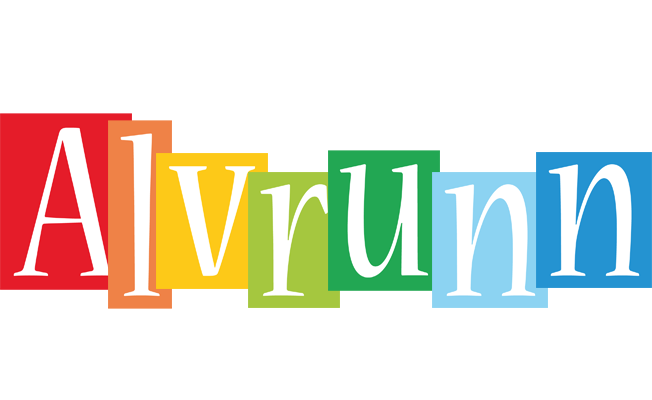 Alvrunn colors logo
