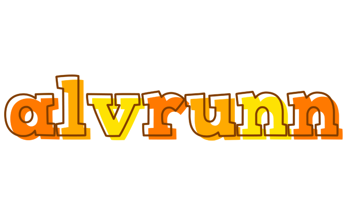 Alvrunn desert logo