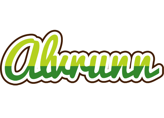 Alvrunn golfing logo
