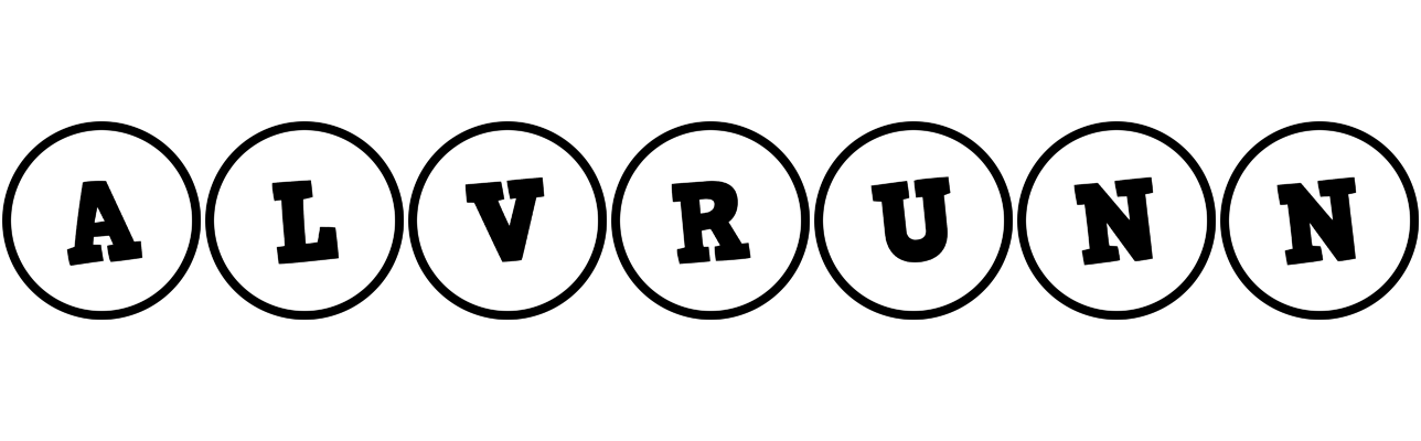 Alvrunn handy logo