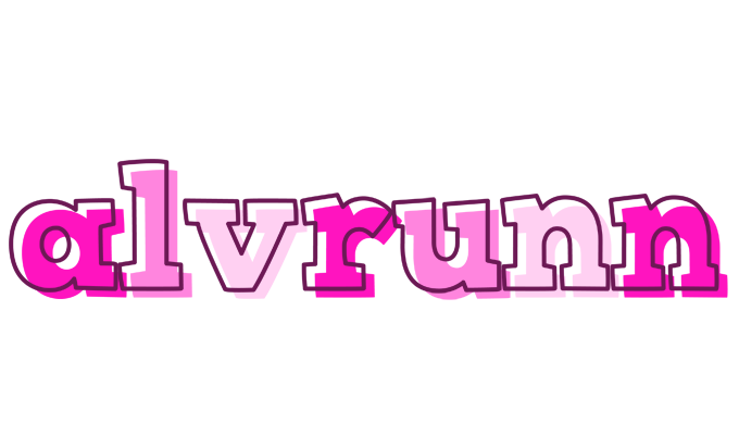 Alvrunn hello logo