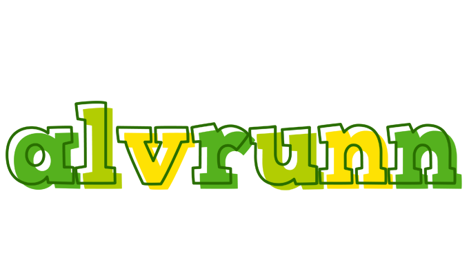 Alvrunn juice logo