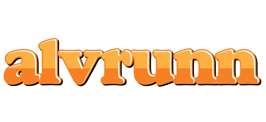 Alvrunn orange logo