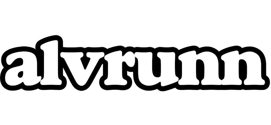 Alvrunn panda logo