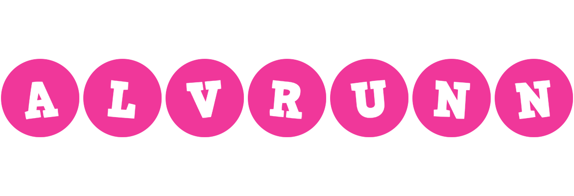 Alvrunn poker logo