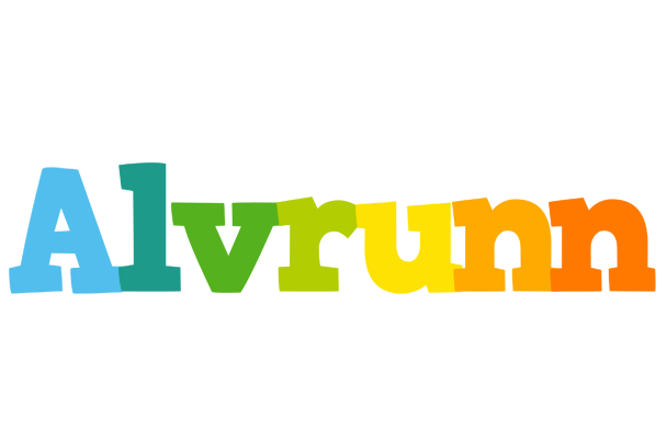Alvrunn rainbows logo