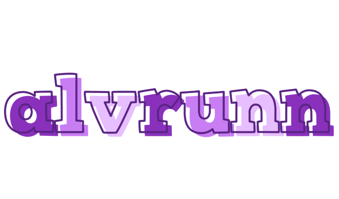 Alvrunn sensual logo