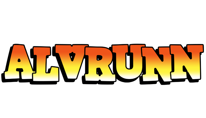 Alvrunn sunset logo