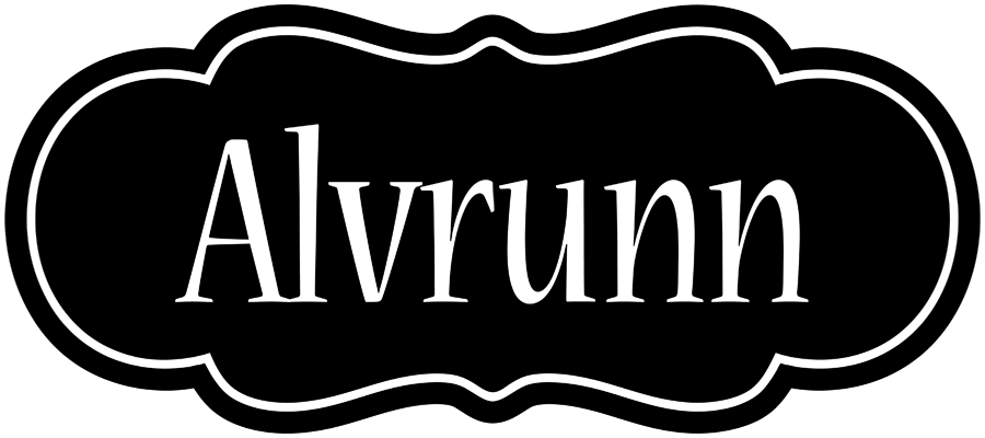 Alvrunn welcome logo