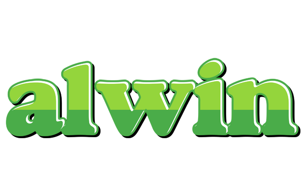 Alwin apple logo