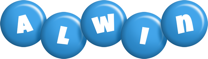 Alwin candy-blue logo