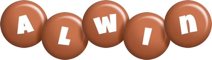 Alwin candy-brown logo