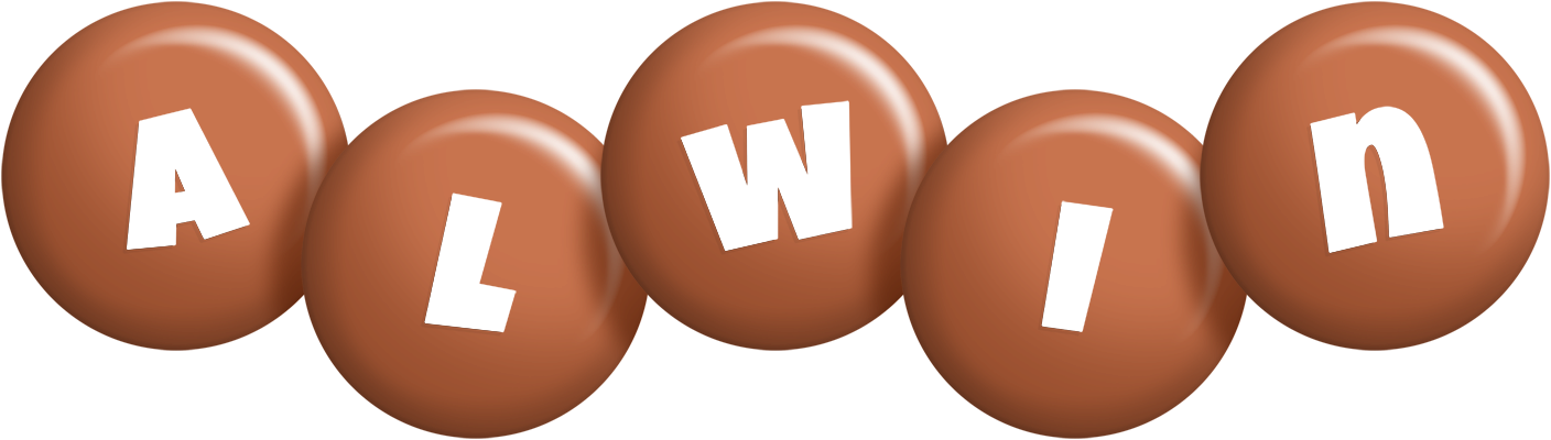 Alwin candy-brown logo