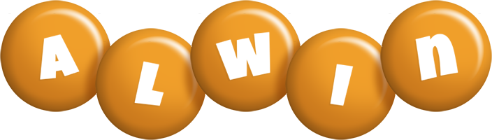 Alwin candy-orange logo