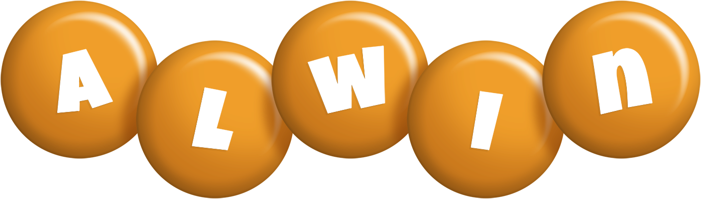 Alwin candy-orange logo