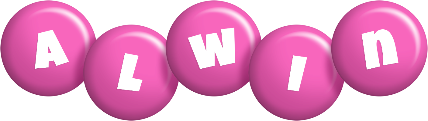 Alwin candy-pink logo